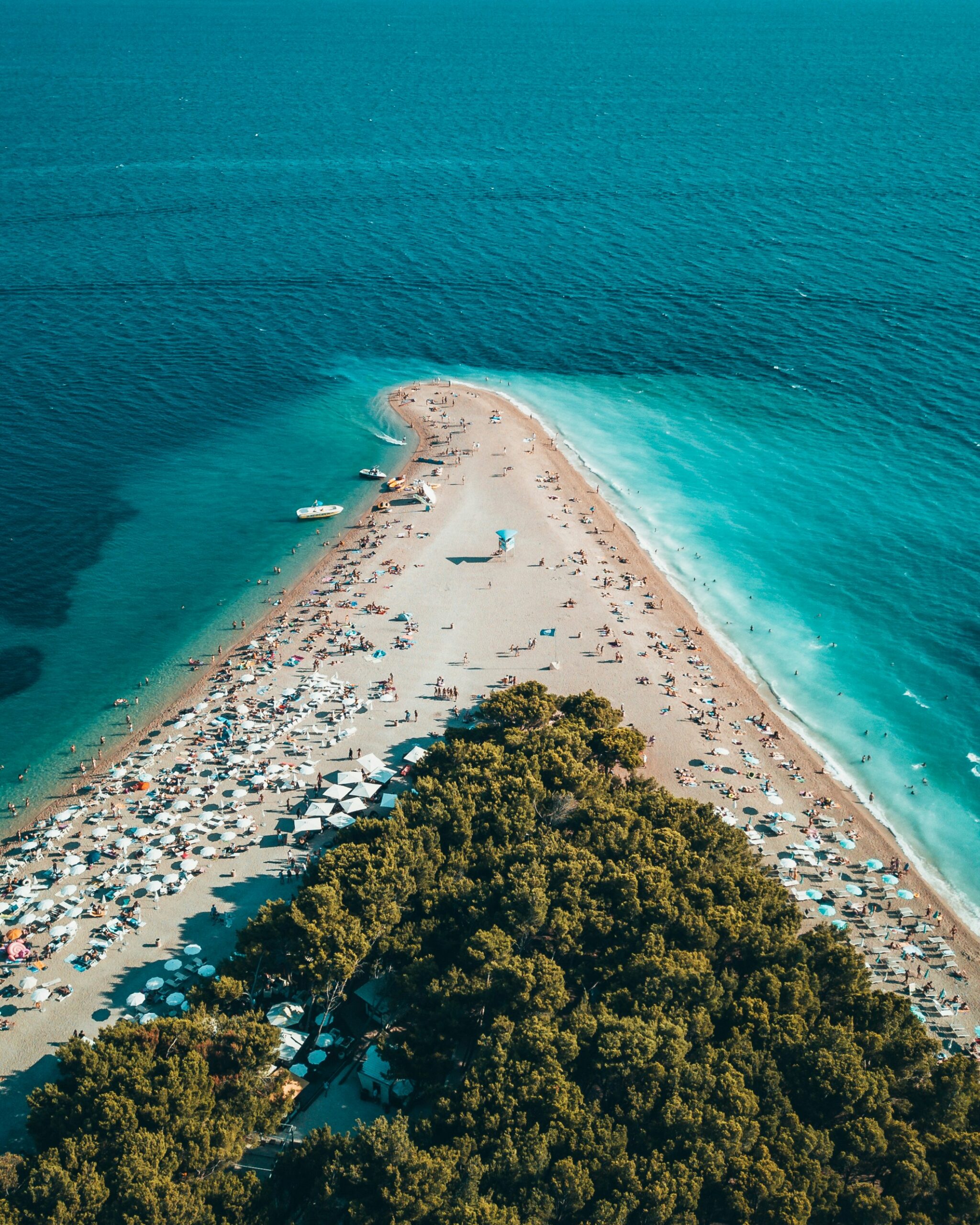 Destination, Croatia, Zlatni Rat beach. Island Brač, Croatia, Unveil the Beauty of the Adriatic Gem